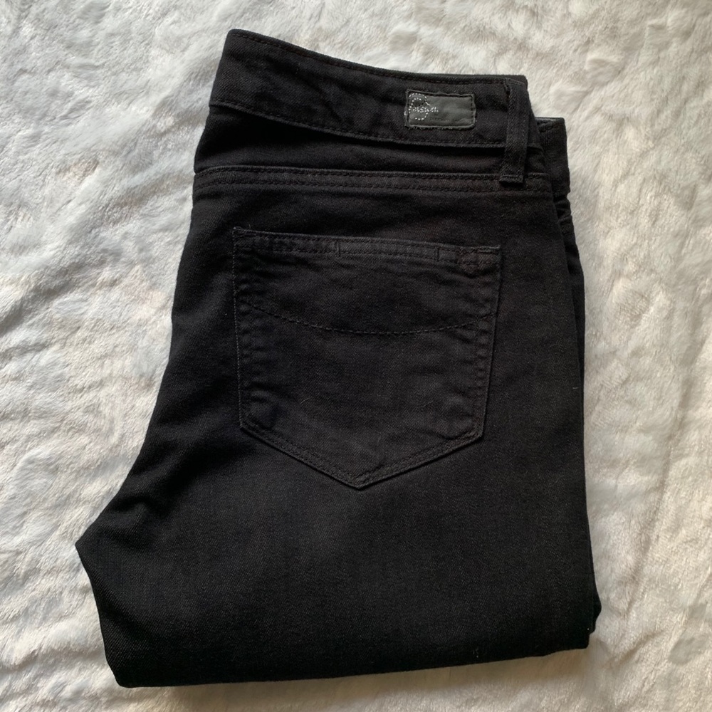 PAIGE Blue Heights Skinny Jeans ~ Black